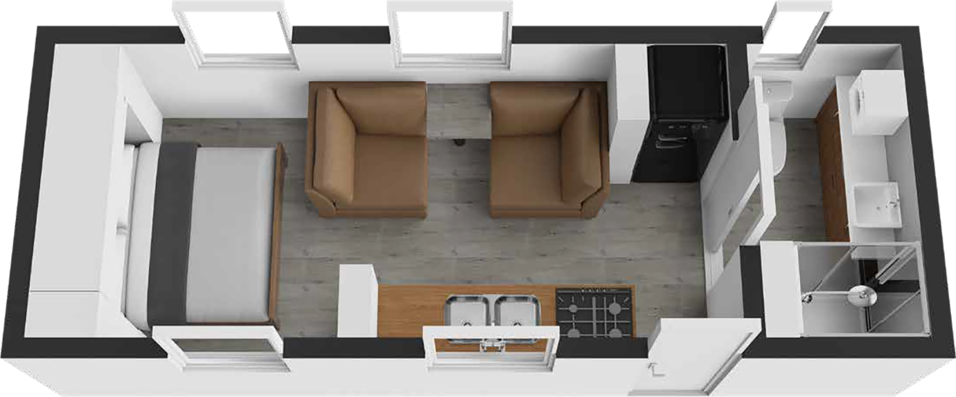 Oz Classic 20 Ft Ensuite Floorplan